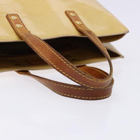 LOUIS VUITTON Monogram Vernis Reade PM Hand Bag Beige M91334 - Picture 7 of 13
